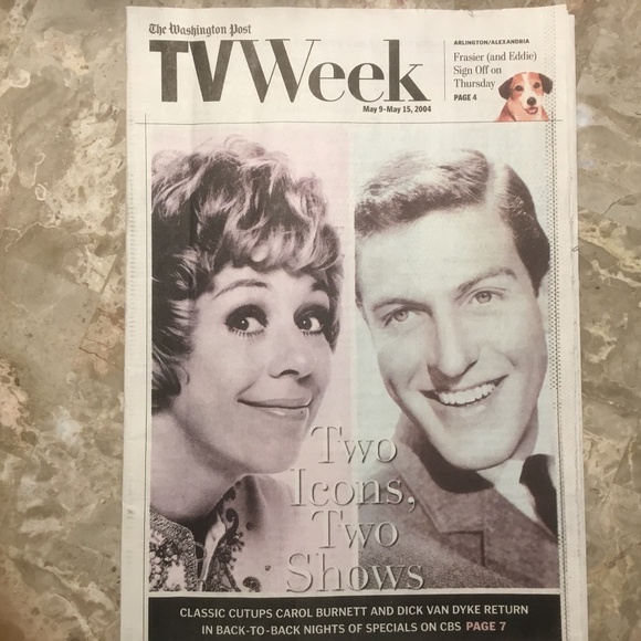 Rare TV Week Carol Burnett and Dick Van Dyke (May 2004) - Picture 2 of 6
